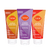 Three tubes of mini body wash
