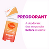 Open Lume clean tangerine scented cream deodorant and the text: Pre odorant, a deodorant that stops odors before they start