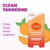 Orange and white Lume clean tangerine cream deodorant stick next to the text: Clean tangerine, fruity, tangy, sweet tangerine