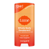 Orange bar of Lume Clean Tangerine scented solid deodorant stick