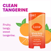 Lume Clean Tangerine scented solid deodorant stick and the text: fruity, tangy, sweet tangerine