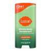 Green and orange bar of Lume fresh alpine scented solid deodorant stick