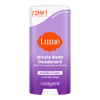Purple and white bar of Lume lavender sage scented cream deodorant stick