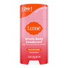 Pink and orange Lume peony rose scented solid deodorant stick