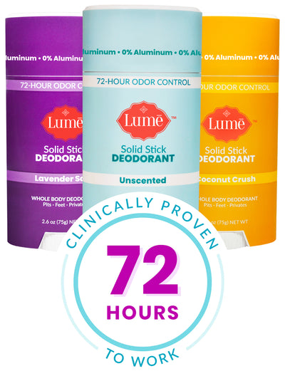 Clinically-Proven: 72 Hours of Odor Control