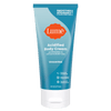 Light blue Lume unscented acidified body cream against a white background