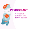 Open Lume unscented solid deodorant stick and the text: Pre odorant, a deodorant that stops odors before they start